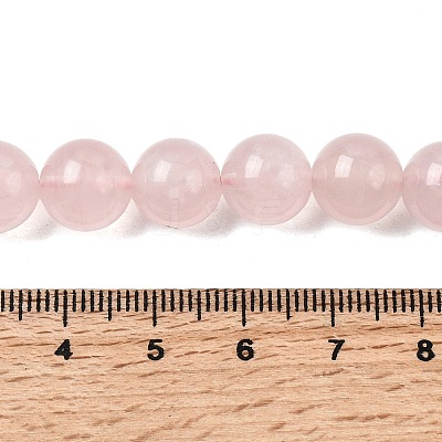 Natural Madagascar Rose Quartz Beads Strands G-B167-A07-10mm-1
