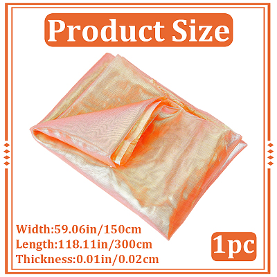 1Pc Polyester Laser Fabric AJEW-GF0014-48A-1