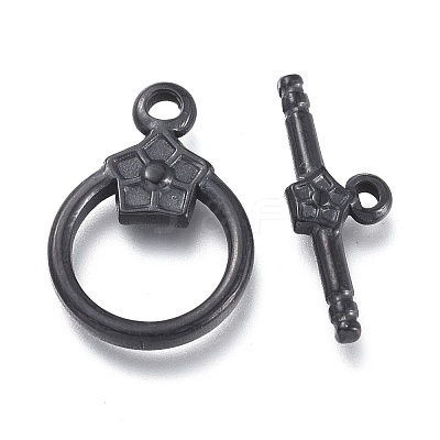 304 Stainless Steel Toggle Clasps Ion Plating(IP) STAS-M278-02B-1