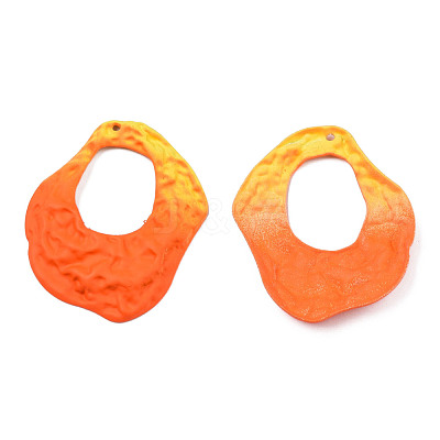 Spray Painted Iron Pendants IFIN-N008-031C-1