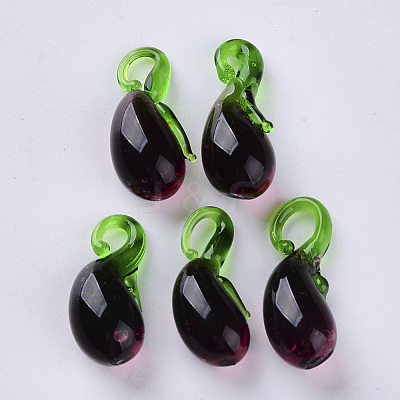 Handmade Lampwork Pendants X-LAMP-S188-16-1