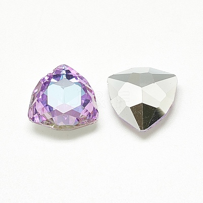 DIY Pointed Back K9 Glass Rhinestone Cabochons RGLA-T071-12mm-001VL-1