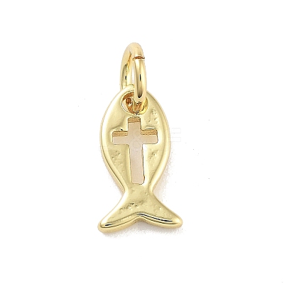 Rack Plating Brass Pendants X-KK-M293-03G-1