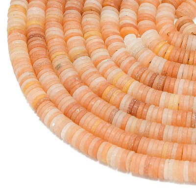Natural Red Aventurine Beads Strands G-P575-B05-6x1mm-04-1