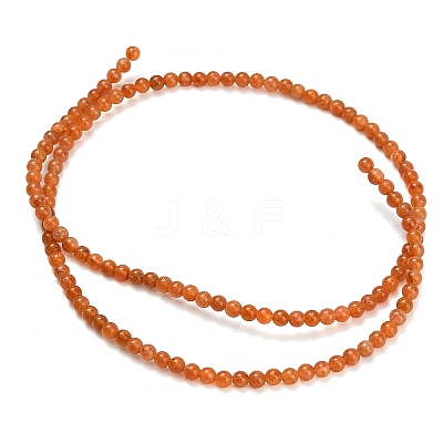 Natural Red Aventurine Beads Strands G-Z116-A24-3mm-1