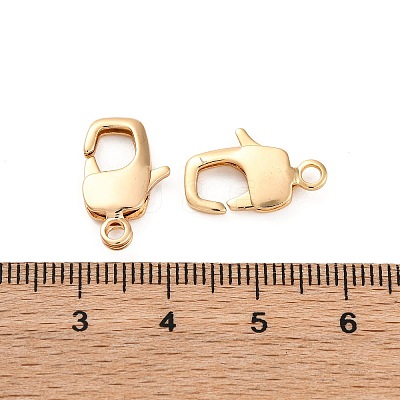 Brass Lobster Claw Clasps KK-H513-01A-G-1