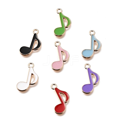 Alloy Enamel Pendants FIND-H066-02G-1