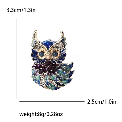 Owl Enamel Pin PW-WG35F0E-01-1