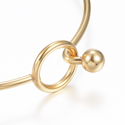 304 Stainless Steel Bangle BJEW-H530-01-1
