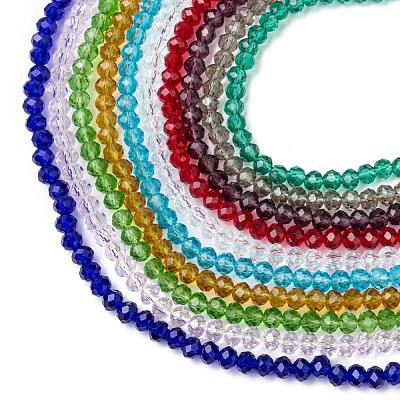 Glass Beads Strands EGLA-X0007-01A-4mm-1