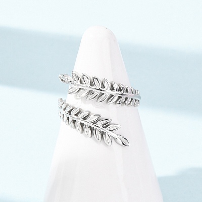 304 Stainless Steel Cuff Open Rings for Women SA-CBA4160-31P-1