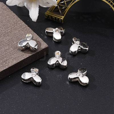Letter Slider Beads for Watch Band Bracelet Making ALRI-O012-Y-NR-1