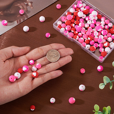 120Pcs 7 Colors Handmade Polymer Clay Beads CLAY-TA0001-93-1
