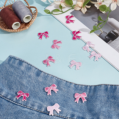 18Pcs 3 Colors Computerized Embroidery Cloth Iron on/Sew on Patches DIY-DR0001-96-1