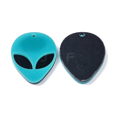 Opaque Acrylic Pendants MACR-P023-01C-1