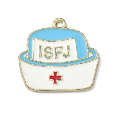 MBTI Theme Alloy Enamel Pendants LS-ENAM-I083-01G-06-1