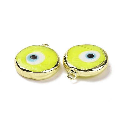 Handmade Lampwork Pendants LAMP-P057-03G-01-1
