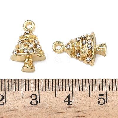 Christmas Alloy Crystal Rhinestone Pendants FIND-L026-01K-G-1