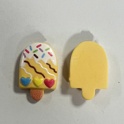 Printed Opaque Resin Decoden Cabochons RESI-T055-04A-1