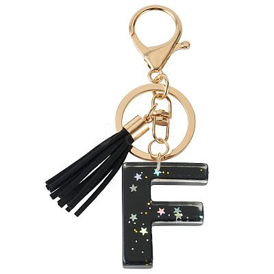 1Pc Resin Letter Keychains KEYC-TADJ0001-09F-1