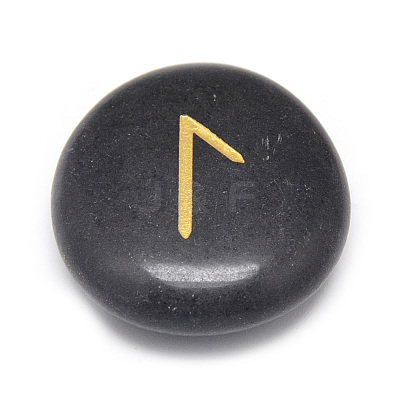 Natural Black Stone Beads G-Q481-115-1