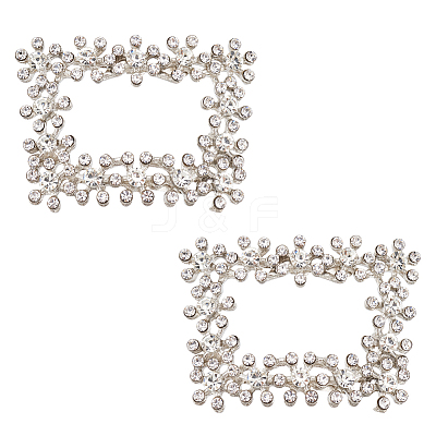 Alloy Crystal Rhinestone Shoe Decoration ALRI-FG0001-03A-1