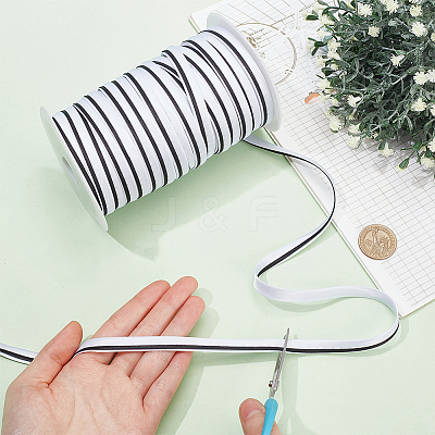 Polyester Satin Piping Ribbon OCOR-WH0091-32A-1