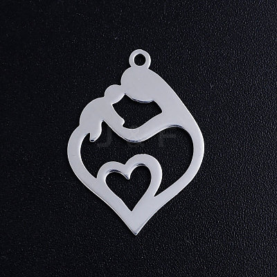 Non-Tarnish 304 Stainless Steel Pendants A-STAS-S105-JN388-1-1