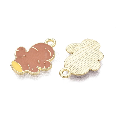 Alloy Enamel Pendants ENAM-Q003-06G-1