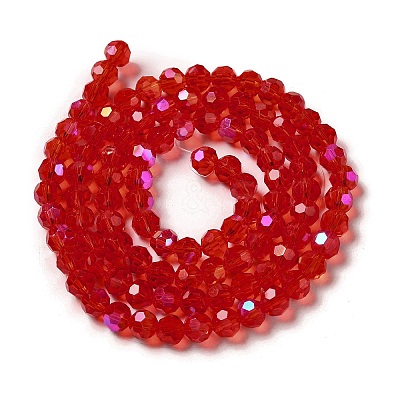 Electroplate Transparent Glass Beads Strands LS-EGLA-A035-T6mm-L01-1