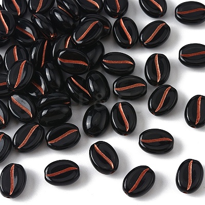 50Pcs Opaque Acrylic Beads SACR-YW0001-81B-1