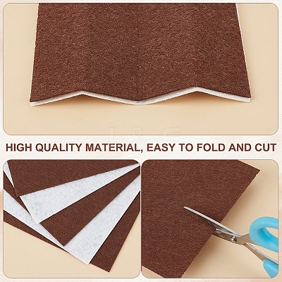 40 Sheets 2 Colors Felt Fabric DIY-CP0010-57-1