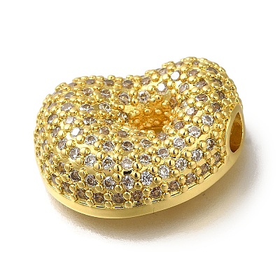 Brass with Cubic Zirconia Pendants KK-Q818-02D-G-1