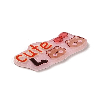 Acrylic Plastic Cabochons OACR-R269-06A-1