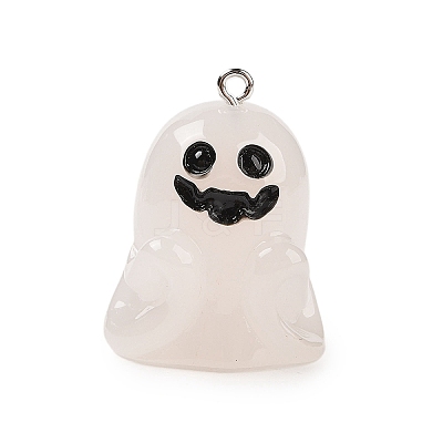Halloween Theme Luminous Resin Pendants RESI-S06-01C-1