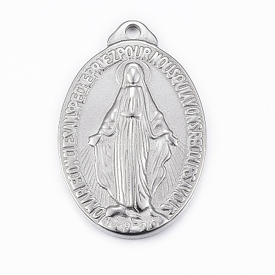 Non-Tarnish 304 Stainless Steel Pendants X-STAS-H400-29P-1