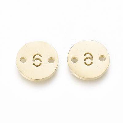 Numbers 304 Stainless Steel Links LS-STAS-G216-06G-1