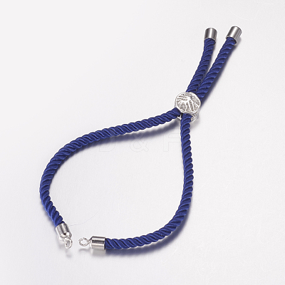 Nylon Twisted Cord Bracelet Making X-MAK-F019-03P-1