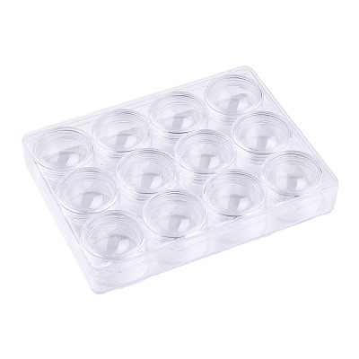 Rectangle Polystyrene Plastic Bead Storage Containers CON-N011-046A-1