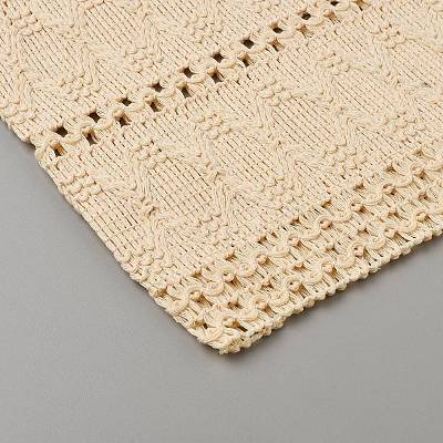 Cotton and Linen Table Runner for Dining Table AJEW-WH20059-34A-02-1