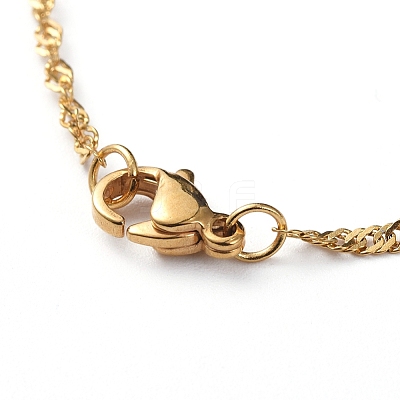 304 Stainless Steel Singapore Chain Necklaces X-NJEW-JN02662-03-1
