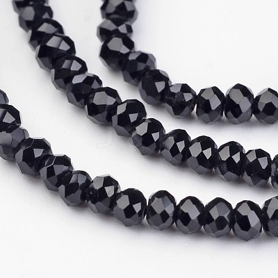 Electroplate Glass Beads Strands EGLA-P018-2mm-02-1