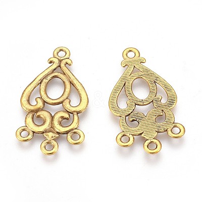 Alloy Teardrop Chandelier Component Links PALLOY-EA9733Y-AG-1