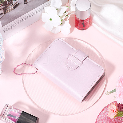 PU Mini Photocard Holder Book AJEW-WH20060-22A-1