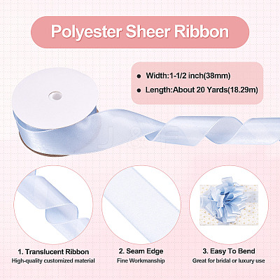 1 Roll 20 Yards Polyester Ribbon OCOR-TA0002-30B-1
