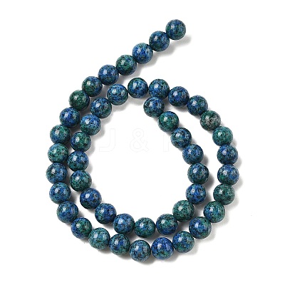 Natural Sesame Jasper/Kiwi Jasper Beads Strands G-L614-A01-01-1