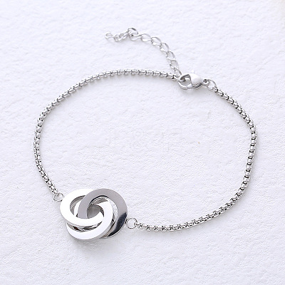 Hip-hop Stainless Steel Link Bracelets PD3772-1-1