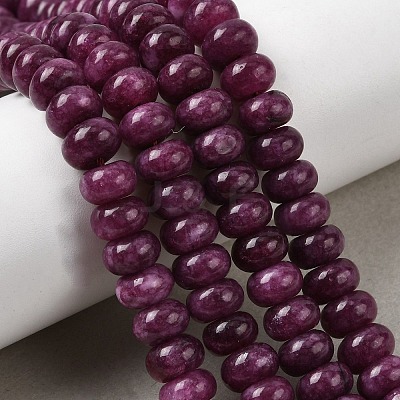 Natural White Jade Beads Strands G-E507-01K-01-1