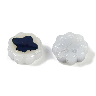 Two Tone Glass Mood Beads GLAA-Z007-07B-1