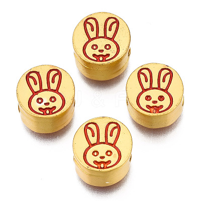 Alloy Enamel Beads KK-N238-055B-1